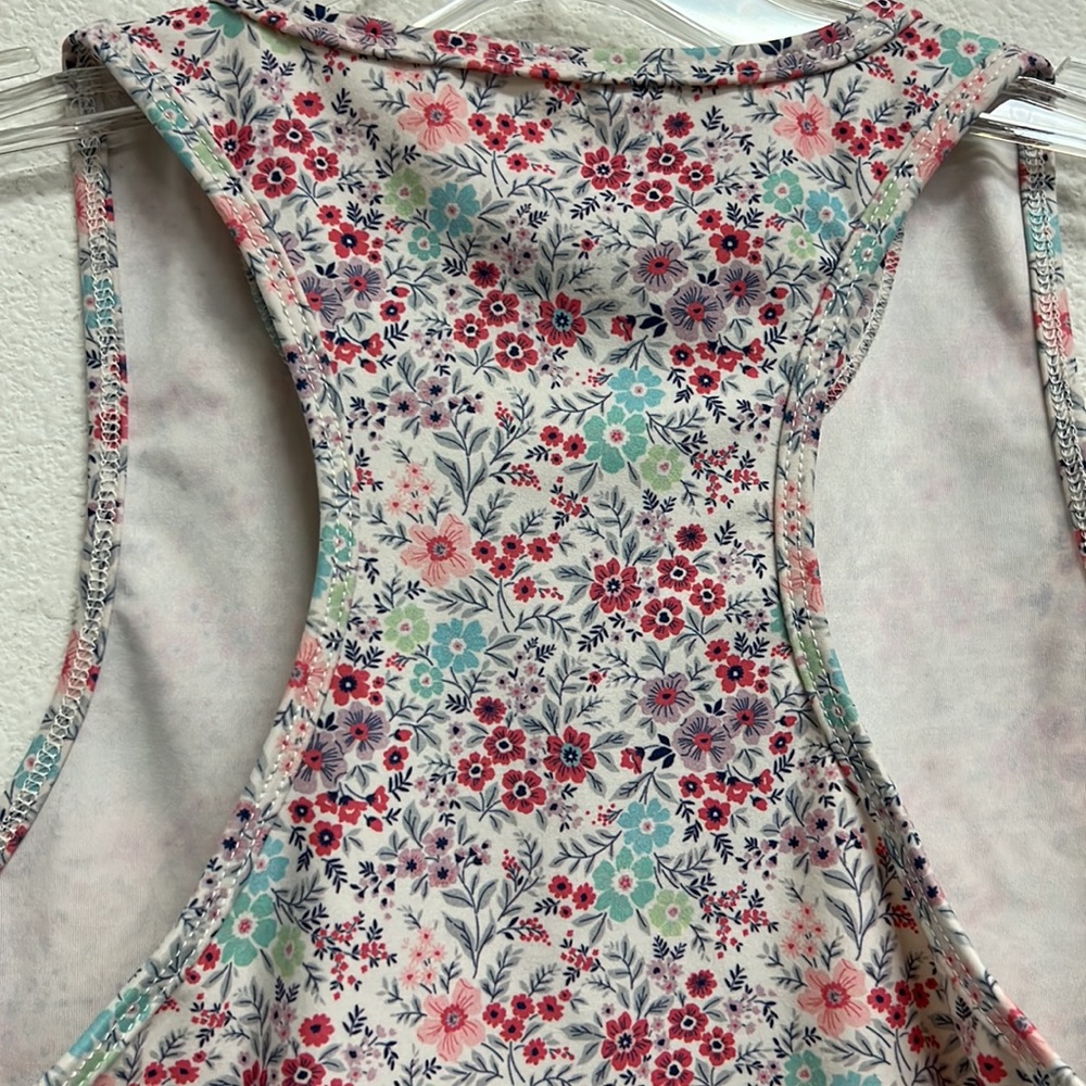 Evolution and Creation Floral Sport Crop Top L - Picture 9 of 9